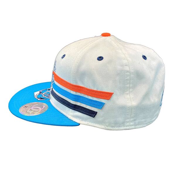 COOGI White and Blue Hat with Orange Accents - Picture 3 of 9